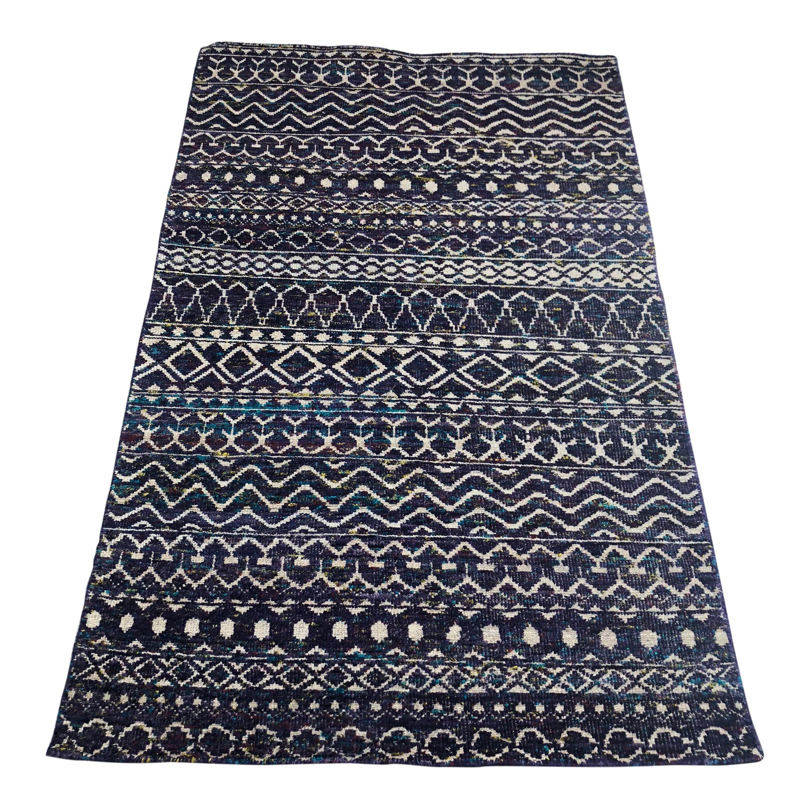 Lulu & Bamboo & Silk Rug 5′5″ × 8′7″ Chairish