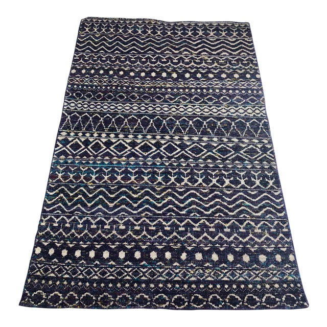 Lulu & Bamboo & Silk Rug 5′5″ × 8′7″ Chairish