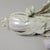 1970s Chinese Lavender and White Jadeite Carving of Bok Choy With Persimmons and Insects For Sale - Image 10 of 14