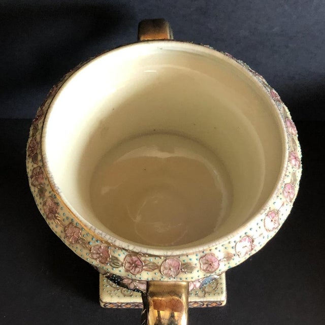 1980s Ceramic Satsuma Vase, 1980s For Sale - Image 5 of 10