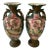 Asian Morimura Nippon Double Handle Hand Painted Vintage Vases For Sale