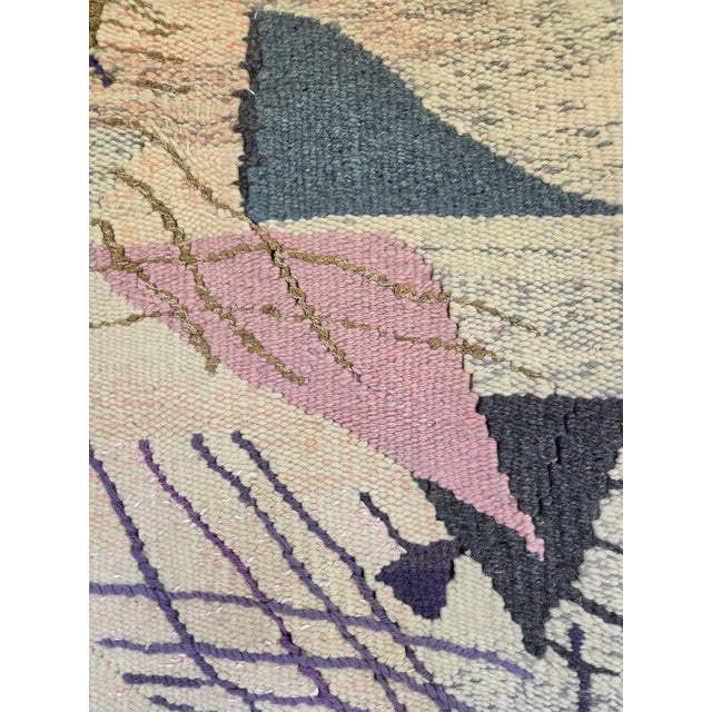 White Triangle I: Law of Three Series of Hand Woven Tapestries For Sale - Image 8 of 8