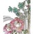 Ornate Venetian Pink and Green Floreal Murano Glass Chandelier by Simoeng For Sale - Image 4 of 7