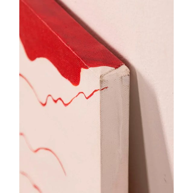 Contemporary Gabriella Giardi, Moto Yamaha Phil Read, Oil on Canvas, 2018 For Sale - Image 3 of 7