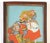 Late Meiji to Tisho Era Antique Japanese Reverse Glass Painting For Sale - Image 4 of 18