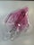 Pink Art Deco Glass Bowl by Josef Hospodka for Chřibská, 1964 For Sale - Image 8 of 9