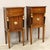 Italian Directoire Bedside Tables in Walnut, 1790s, Set of 2 For Sale - Image 3 of 14