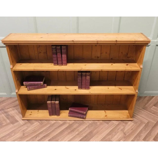 Vintage Pine Bookcase, 1960 For Sale - Image 3 of 8