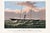 Steam Yacht Corsair, Vintage Art Print Reproduction, 36" X 24" For Sale