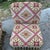 Napoleon the 3rd antique pair of tapestry slipper chairs. Very pretty silhouette and tapestry fabric.