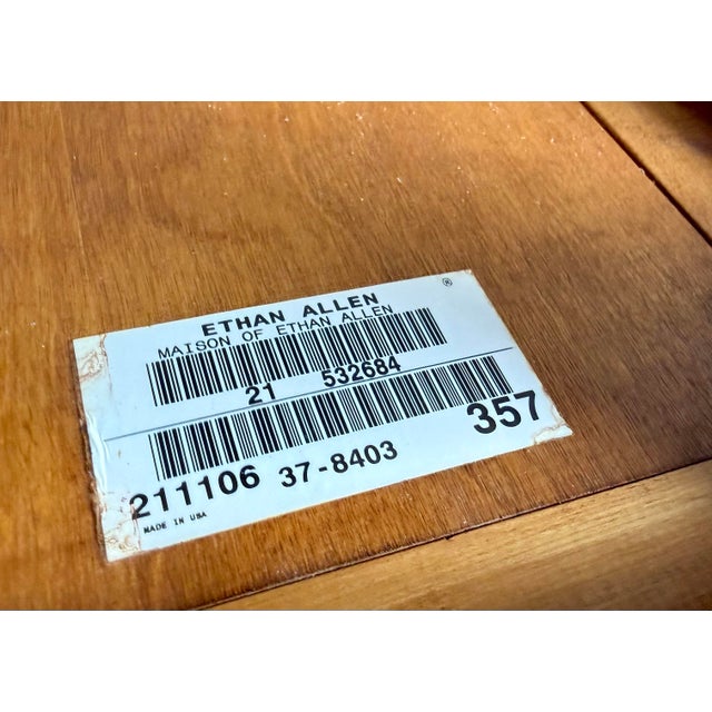 Mid 20th Century Ethan Allen Madison French Country Side Table For Sale - Image 10 of 12