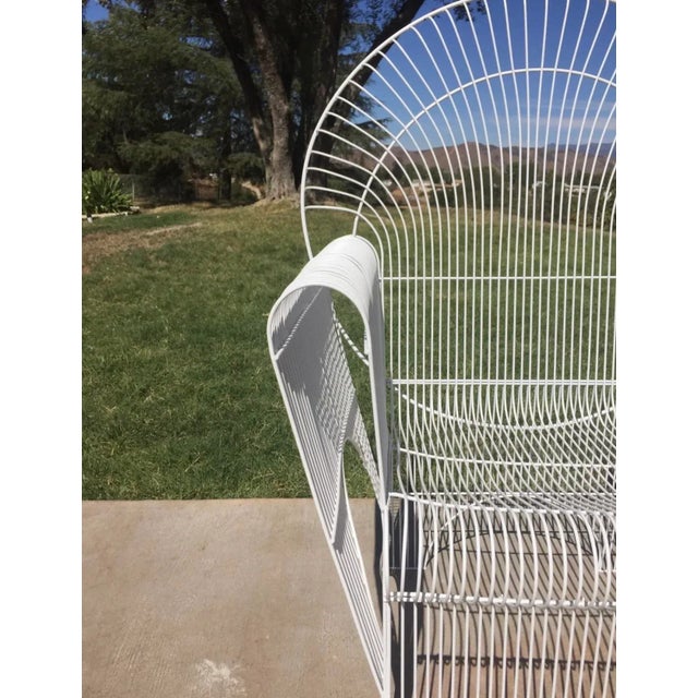 We have for your consideration a unique mid century wire chair. Maker and designer is unknown. Chair has been...