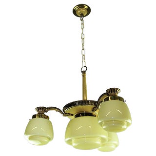 Austrian Art Deco Chandelier, 1930s For Sale
