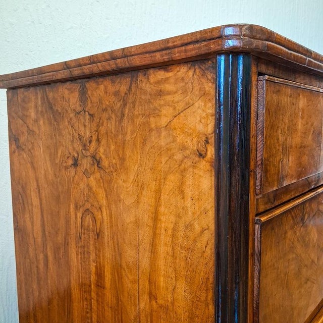 Vintage Biedermeier Chest of Drawers in Walnut, 1830s For Sale - Image 11 of 18