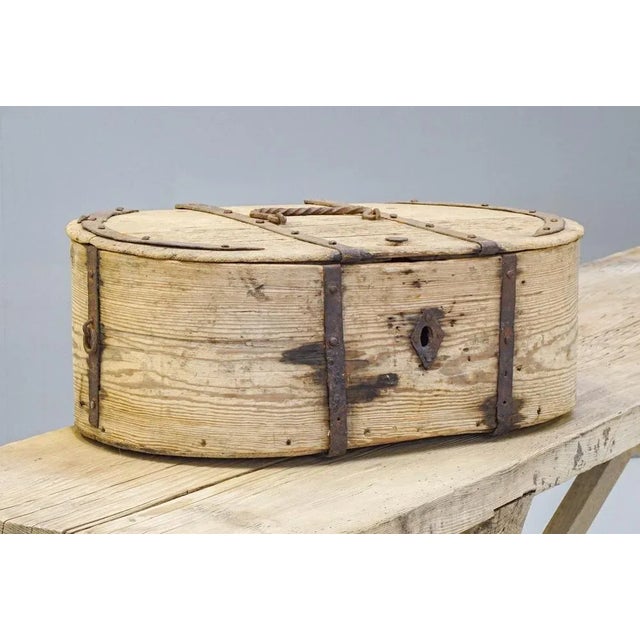 White Metal Bound Box, 1840s For Sale - Image 8 of 10