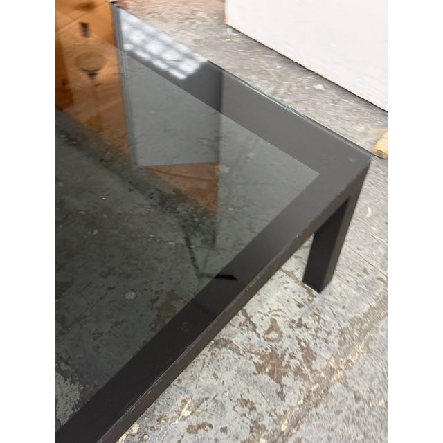 Contemporary Crate & Barrel Parsons Side Table For Sale - Image 3 of 12