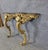 Gold Pair of 18th Century French Rococo Louis XV Carved Gilt Wood Marble Top Consoles For Sale - Image 8 of 9