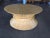 Wood 1960s Restored Corseted Hour Glass Pole Rattan Coffee Table by McGuire For Sale - Image 7 of 11