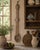 A beautifully worn 19th century French country wooden spoon, hand-carved from a single piece of wood with a long, elegant...