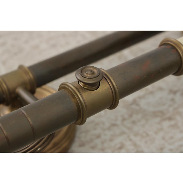 Black 1970s Traditional Chapman Lighted Sconces W. Tole Shades - a Pair For Sale - Image 8 of 13