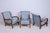 Biedermeier Armchairs in Oak, Spruce and Walnut, Austria, 1830s, Set of 3 For Sale - Image 13 of 13