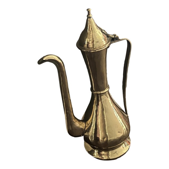 Vintage 19th Century Brass Imperial Eagle Tea Pot For Sale