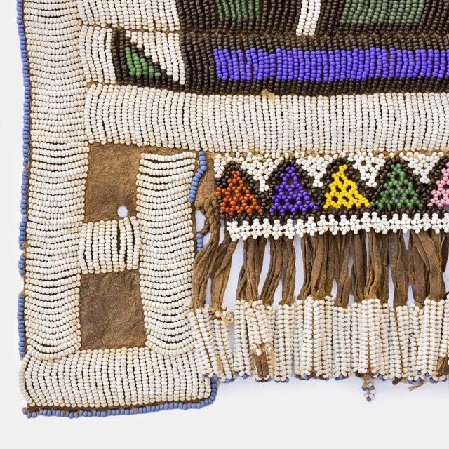 Early 20th Century Ndebele Beaded Liphotu Married Women's Apron Sidley Collection For Sale - Image 4 of 11