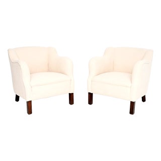 Vintage Danish Cabinetmaker Armchairs, 1950s, Set of 2, Set of 2 For Sale