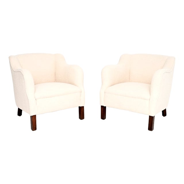 Vintage Danish Cabinetmaker Armchairs, 1950s, Set of 2, Set of 2 For Sale