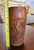 Wood Antique Chinese Carved Bamboo Brush Pot Bitong Qing Dynasty Scholar Landscape 6.5" For Sale - Image 7 of 14