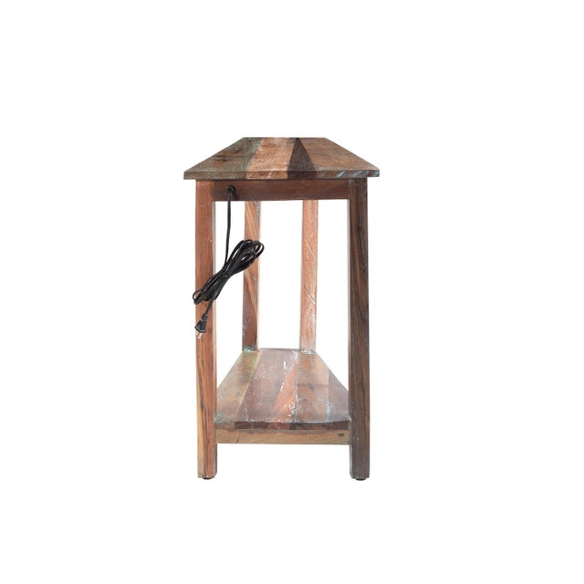 Reclaimed Wood Side Tables Chairish