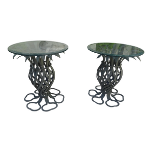 Mid 20th Century Mario Papperzini for Salterini Pineapple Drink Tables - Set of 2, Attributed