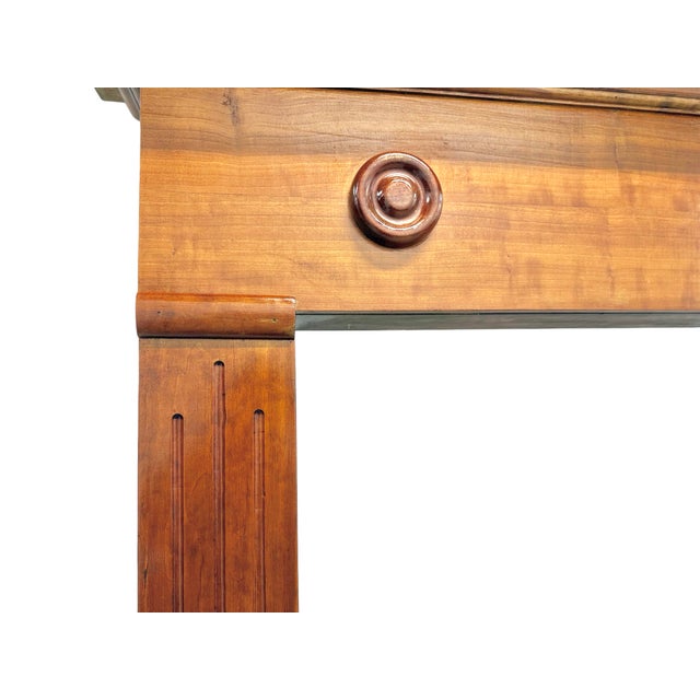 1930s 19th Century French Neoclassic Fireplace Mantle Piece. For Sale - Image 5 of 6