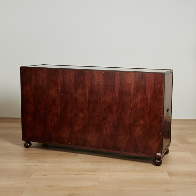 Vintage British Colonial Style Credenza or Chest by Theodore Alexander For Sale - Image 14 of 15