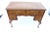 Charming English Edwardian low boy desk vanity dresser made of beautiful walnut featuring a rectangular top above one...