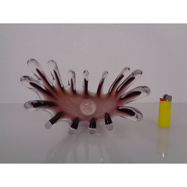 Handmade Crystal Glass Bowl from Gränna Glas, Sweden, 1970s For Sale - Image 9 of 18