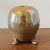 Vintage Hand Thrown Footed Pottery Vase in Iridescent Glaze For Sale In Los Angeles - Image 6 of 6