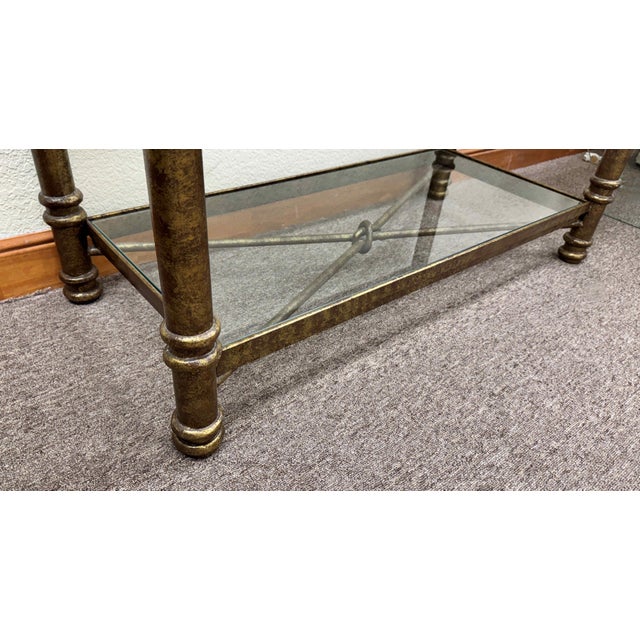 Aged Metal 5-Tier Etagere Display For Sale - Image 9 of 13