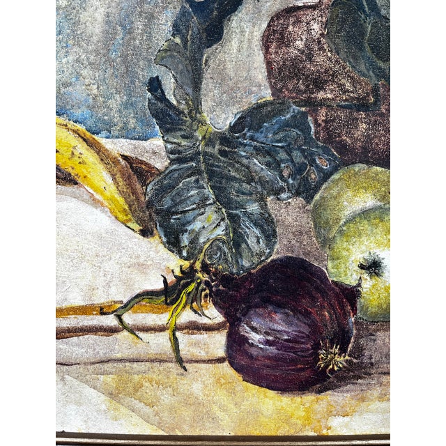Late 20th Century Vintage Dott Beeson Fruit Still Life Painting For Sale - Image 5 of 12