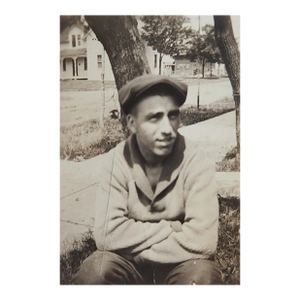 Early 20th Century Snapshot Photograph Portrait Young Man