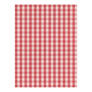 The House of Scalamandré Checkers Wallpaper, Strawberry For Sale