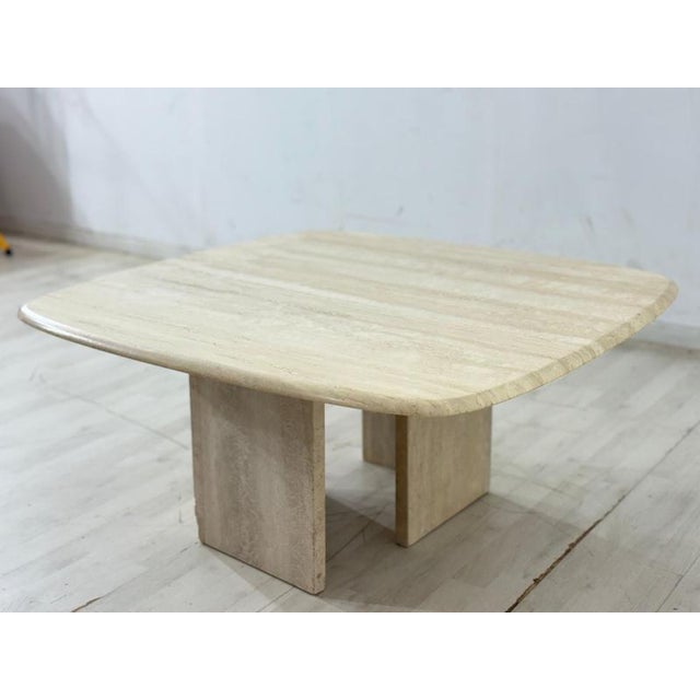 Vintage Travertine Coffee Table, 1970s For Sale - Image 5 of 11