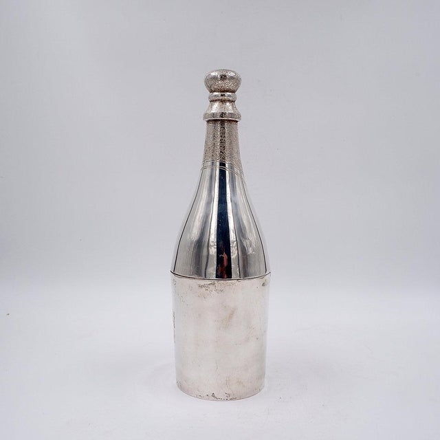 Silver Plated Champagne Bottle from Parks of London For Sale - Image 7 of 16