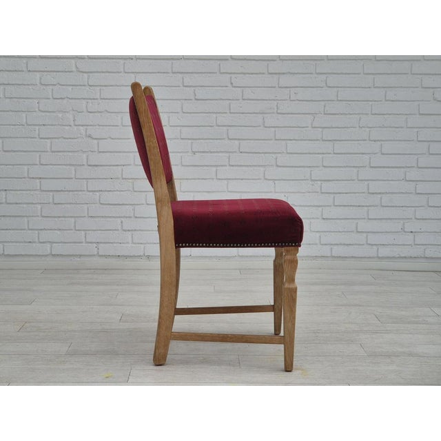 Danish Dinning Chairs in Oak Wood, 1970s, Set of 6 For Sale - Image 6 of 18