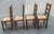 Late 20th Century French Country Ladder Back Rush Seat Dining Chairs - Set of 4 For Sale - Image 5 of 8