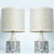 Large Grey Ceramic Table Lamps with Silk Shades from Soholm, Denmark, 1960s, Set of 2 For Sale - Image 12 of 14