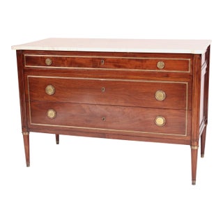 Louis XVI Style Mahogany Chest of Drawers For Sale