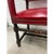 Early 20th Century Antique Barley Twist Red Accent Chair For Sale - Image 5 of 7