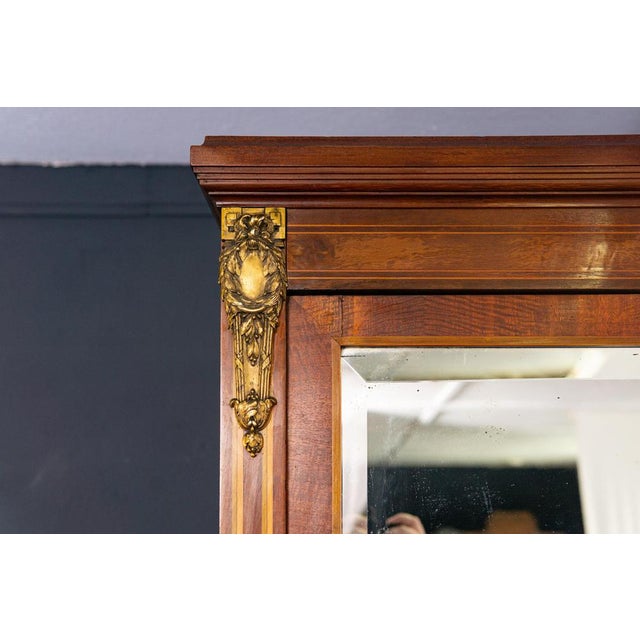 Vintage Brown Laundry Wardrobe For Sale - Image 5 of 18