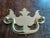 Purchased to designer inventory 1980s. In original package. Solid shiny gold brass. Includes 2 screws. 22 total, sold in 3...